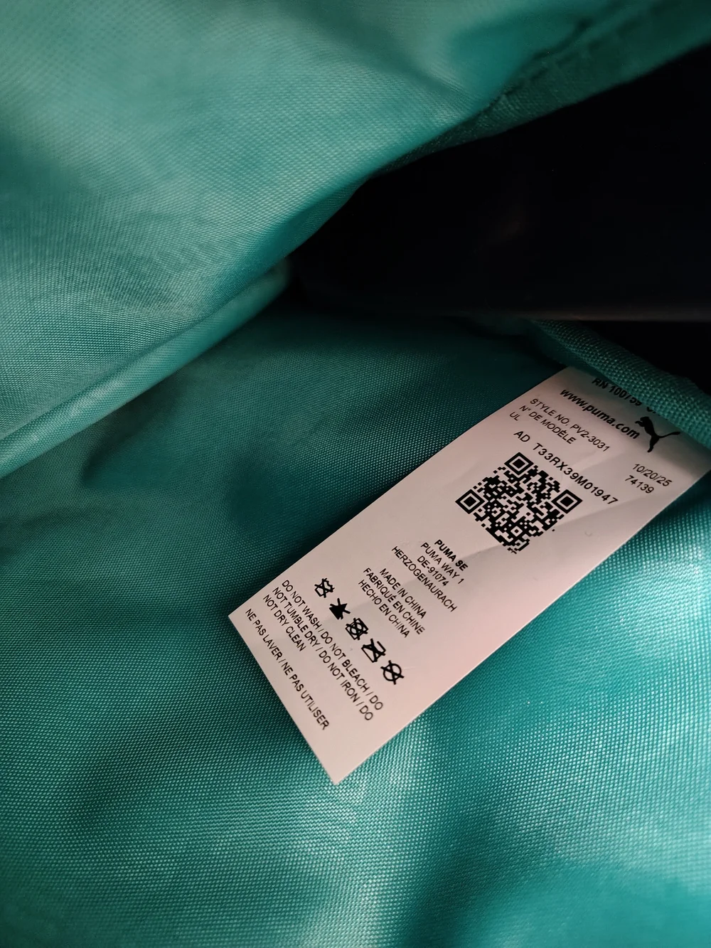 Puma School Backpack With Lunch bag NWT